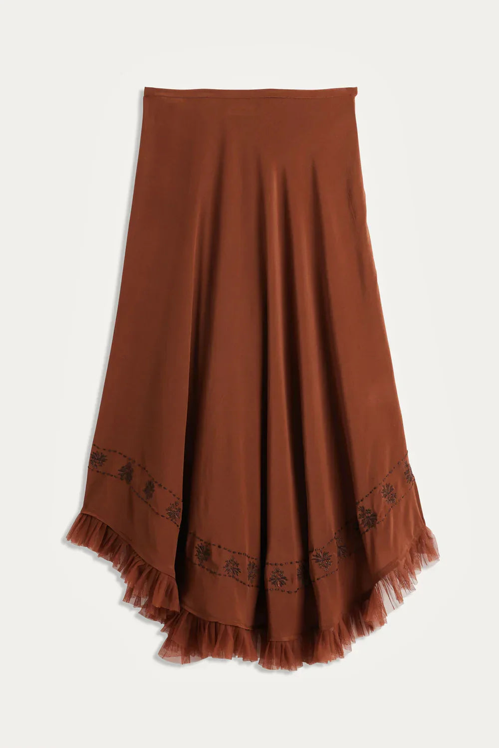 RIXO Rudy Skirt in Bronze
