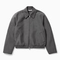 Light Zip-up Jacket Dark Grey