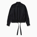 Dark Blue Short Trench Jacket