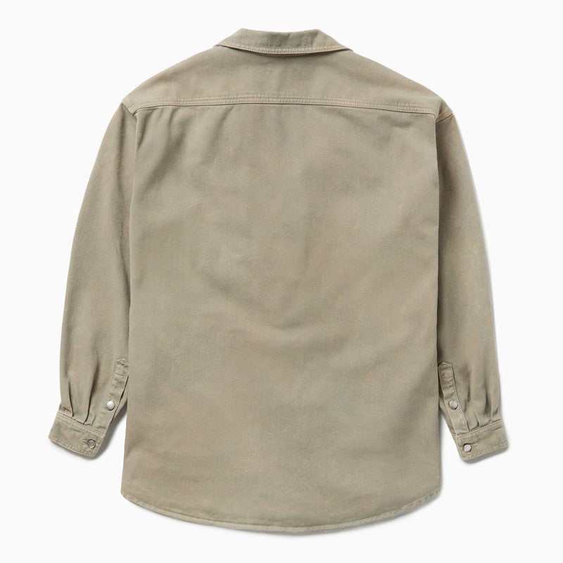 Light Brown Denim Overshirt