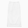 Long Asymmetric Skirt White
