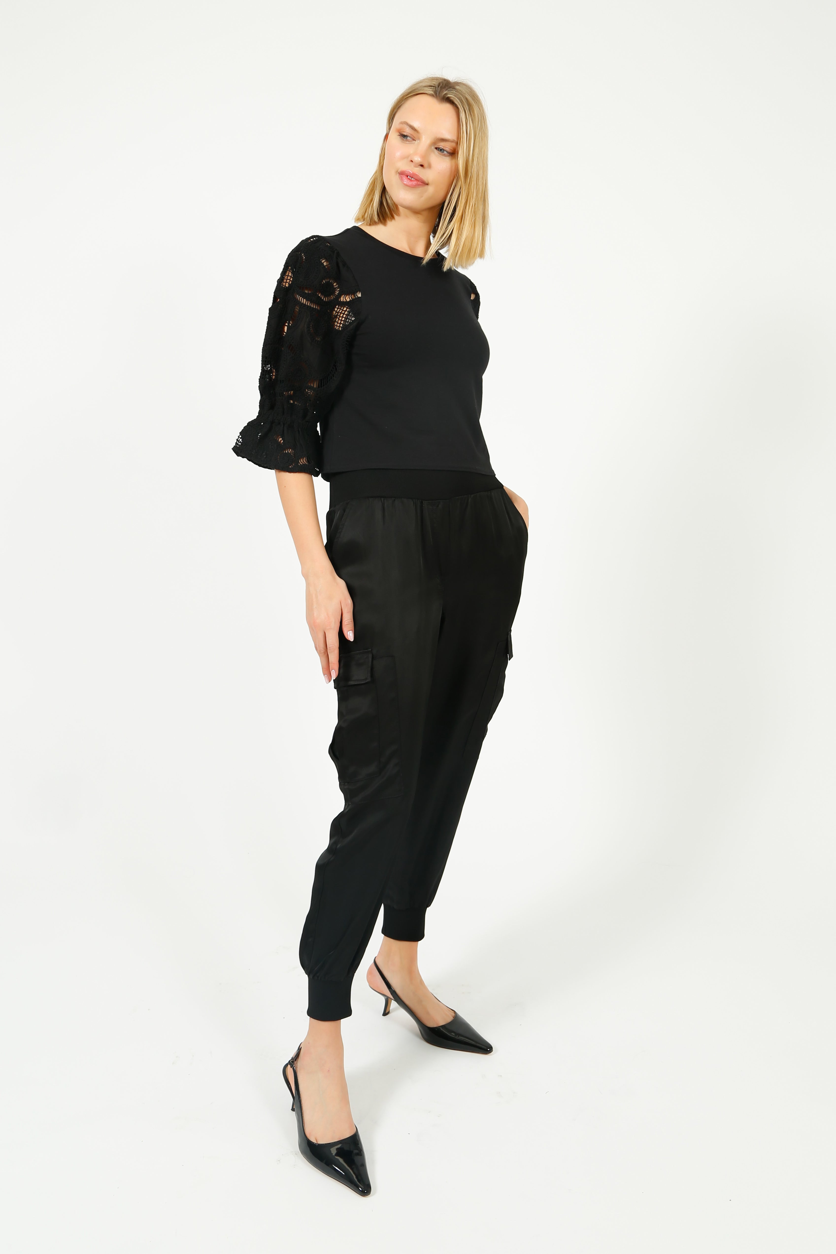 Cinq à Sept Giles Pant in Black
