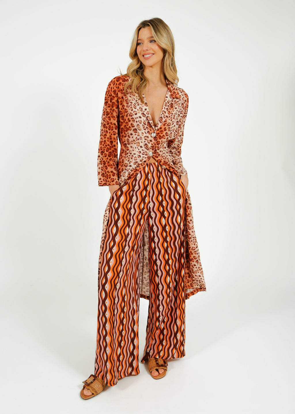 Primrose Park Kylie Trousers in Waves