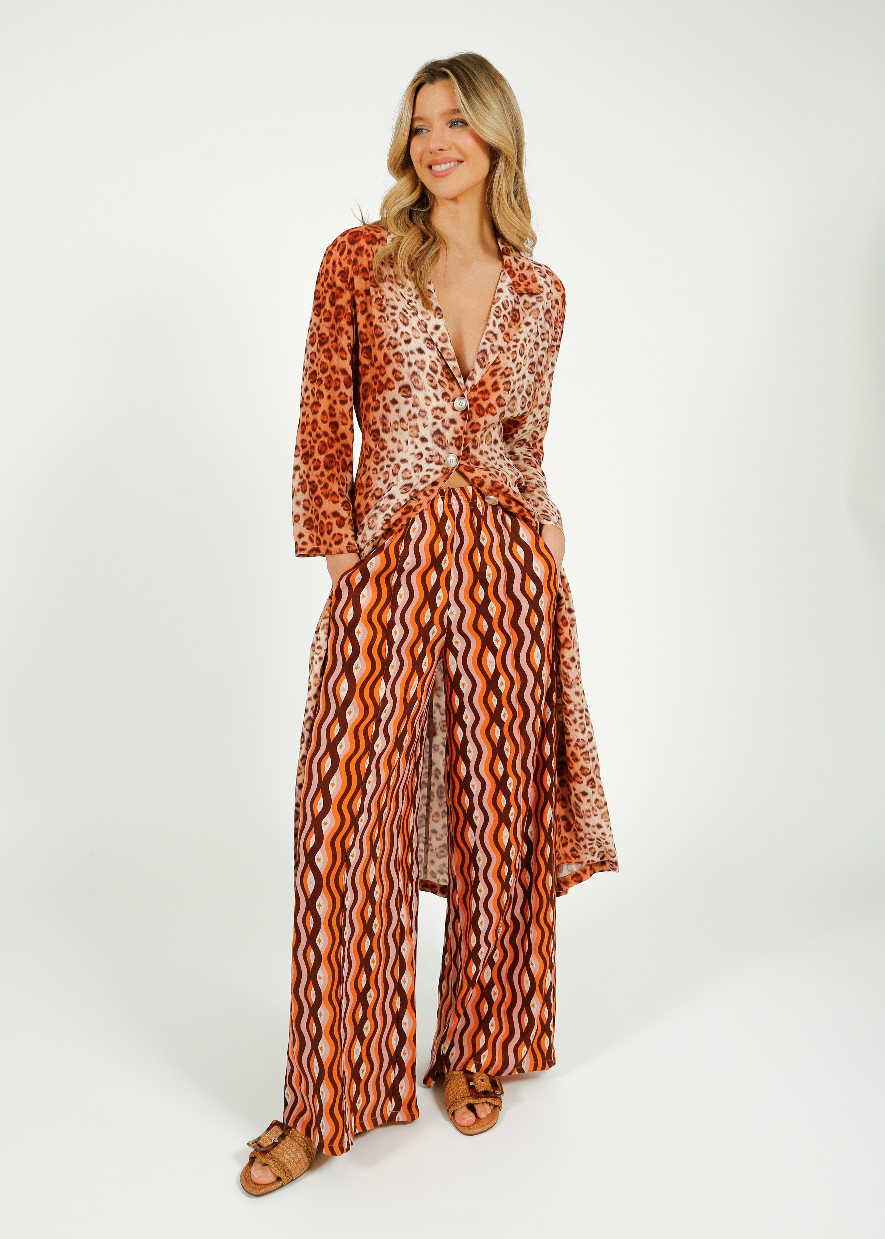 Primrose Park Eli Dress in Leopard
