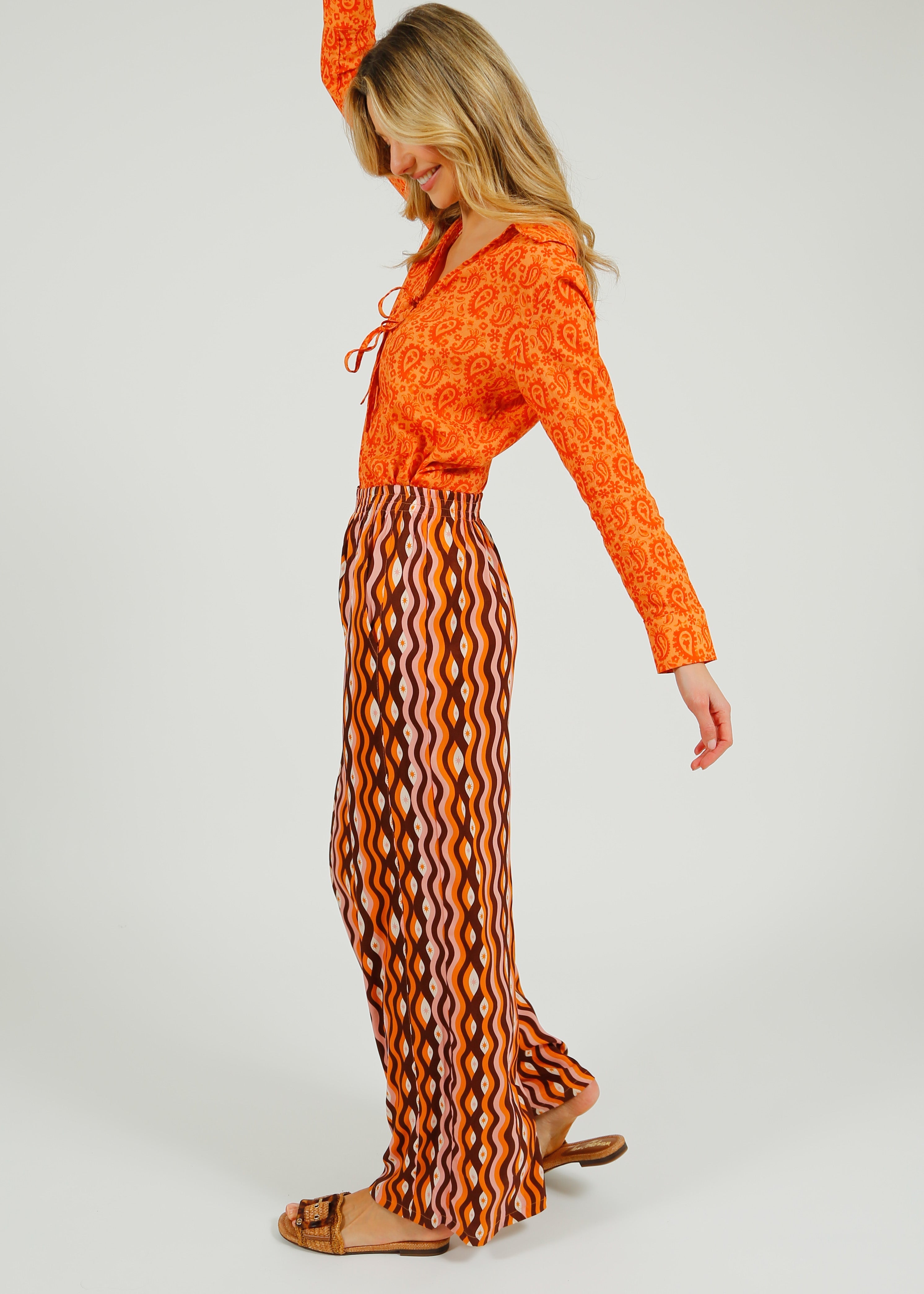Primrose Park Kylie Trousers in Waves