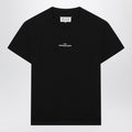Black T-shirt with distorted logo