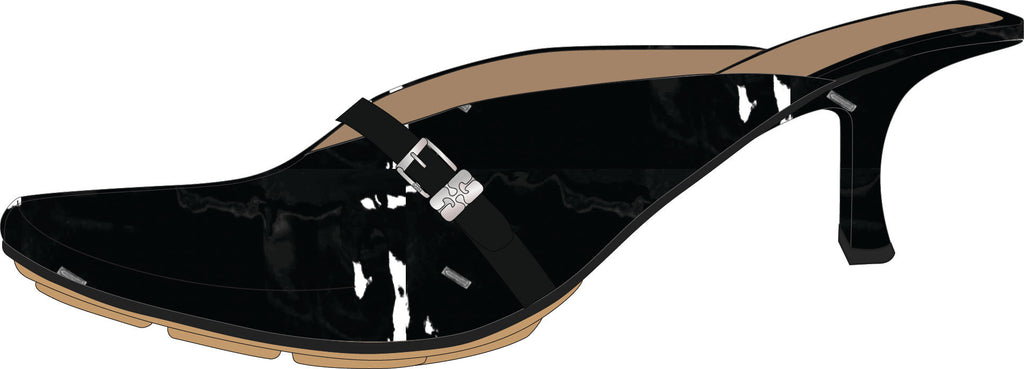 Ganni Sue Heeled Mule Box Oleatex