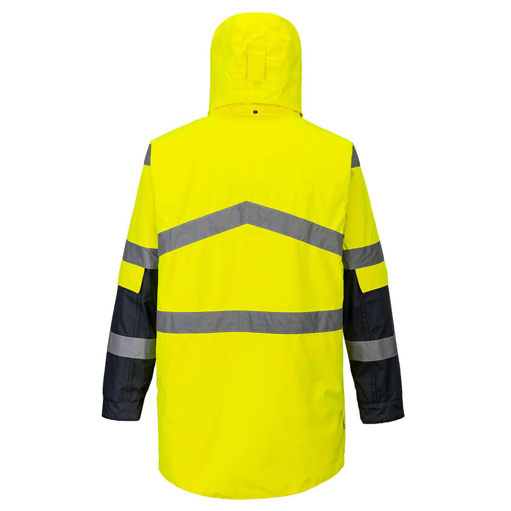 Portwest S760 Hi-Vis Breathable Contrast Rain Jacket