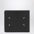 Black Four Stitches bi-fold wallet