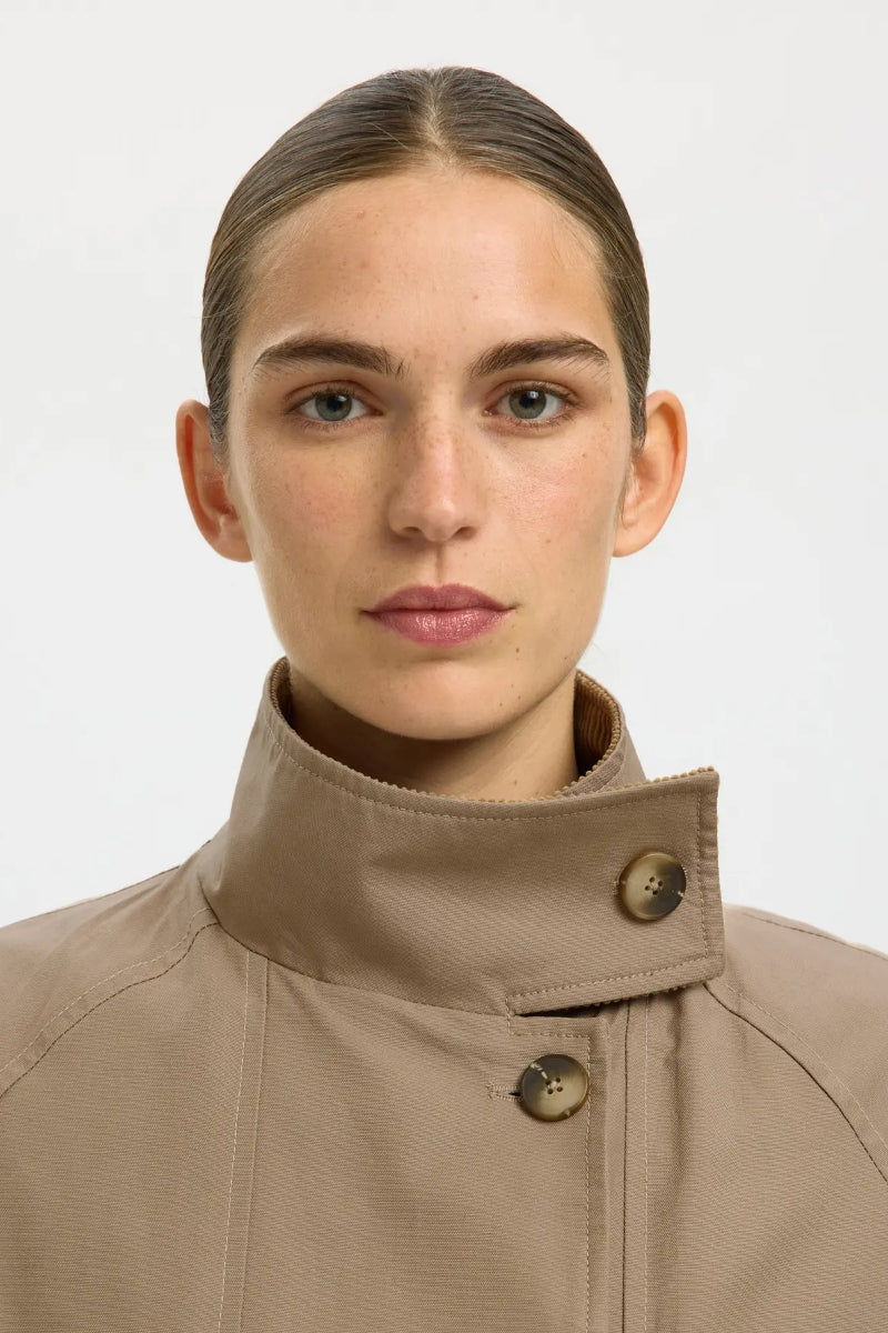 SELECTED Kylie Jacket in Weathered Teak