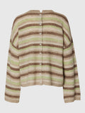 SELECTED Lulu Stripe Knit in Pure Cashmere, Birch, Lint