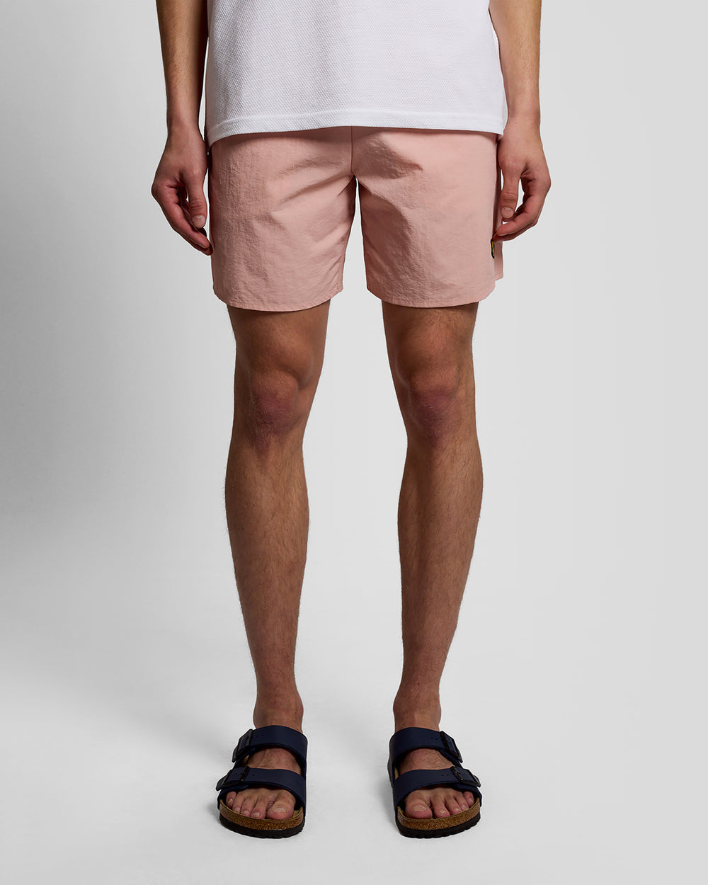 Lyle & Scott Mens Swim Shorts | Pink Grapefruit