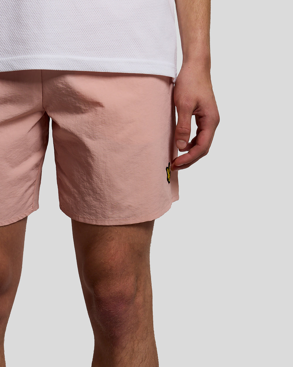 Lyle & Scott Mens Swim Shorts | Pink Grapefruit