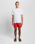 Lyle & Scott Mens Swim Shorts | Cherry Red