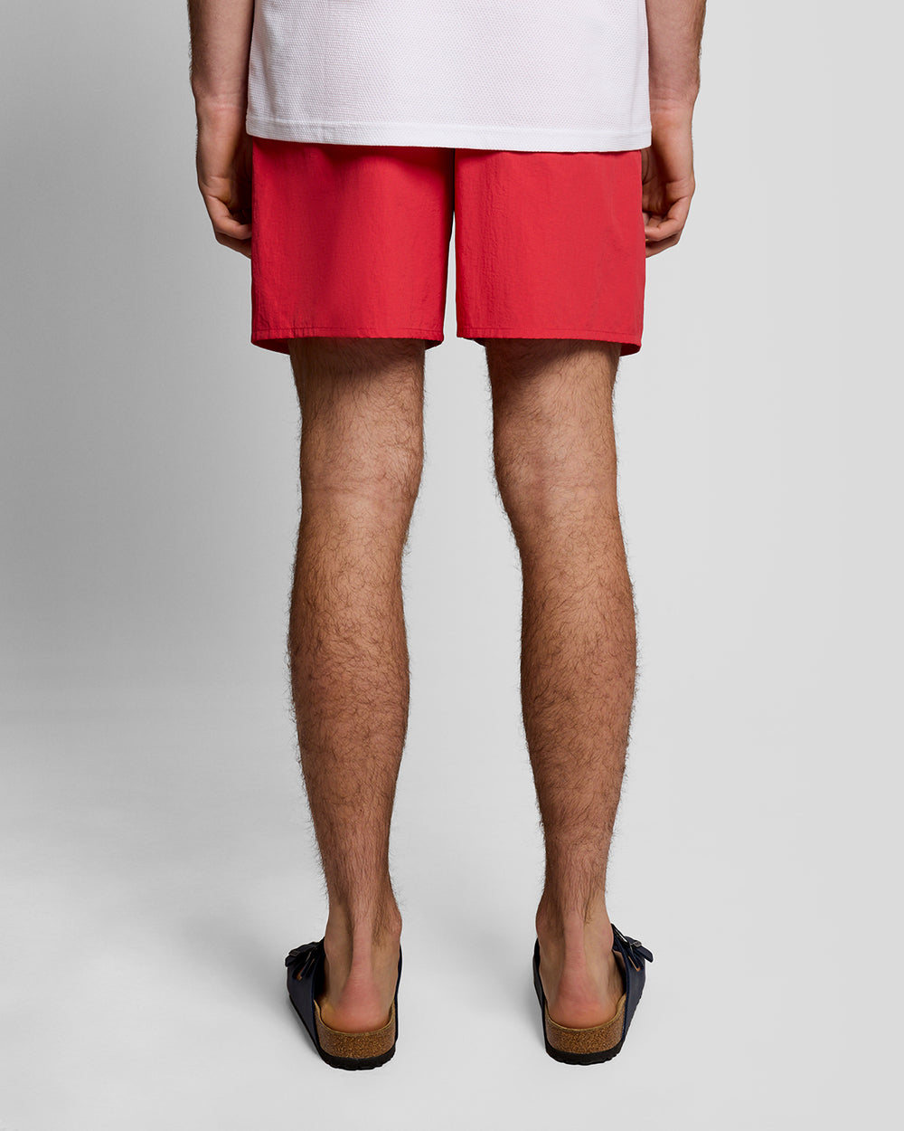 Lyle & Scott Mens Swim Shorts | Cherry Red
