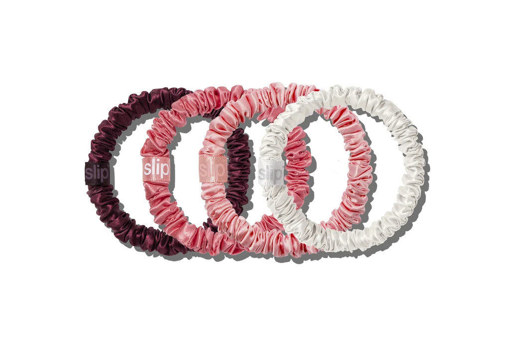 SLIP Set of 4 Ornament Scruchies in Candy Cane