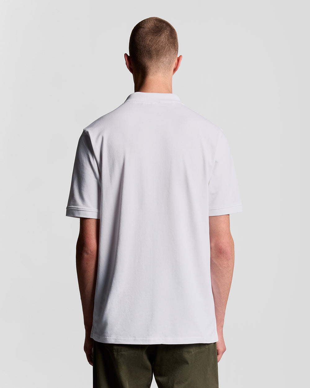 Lyle & Scott Mens Cotton Polo Shirt | White