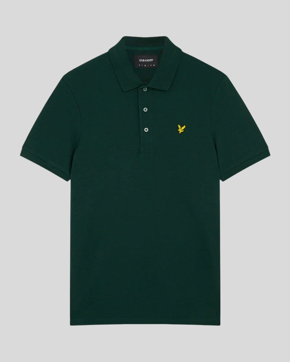 Lyle & Scott Mens Cotton Polo Shirt | Dark Green