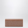 Sweetie clutch in pink glitter acrylic fabric