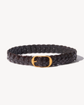Nili Lotan Braided Reine Belt Brown