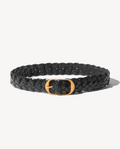 Nili Lotan Braided Reine Belt Black