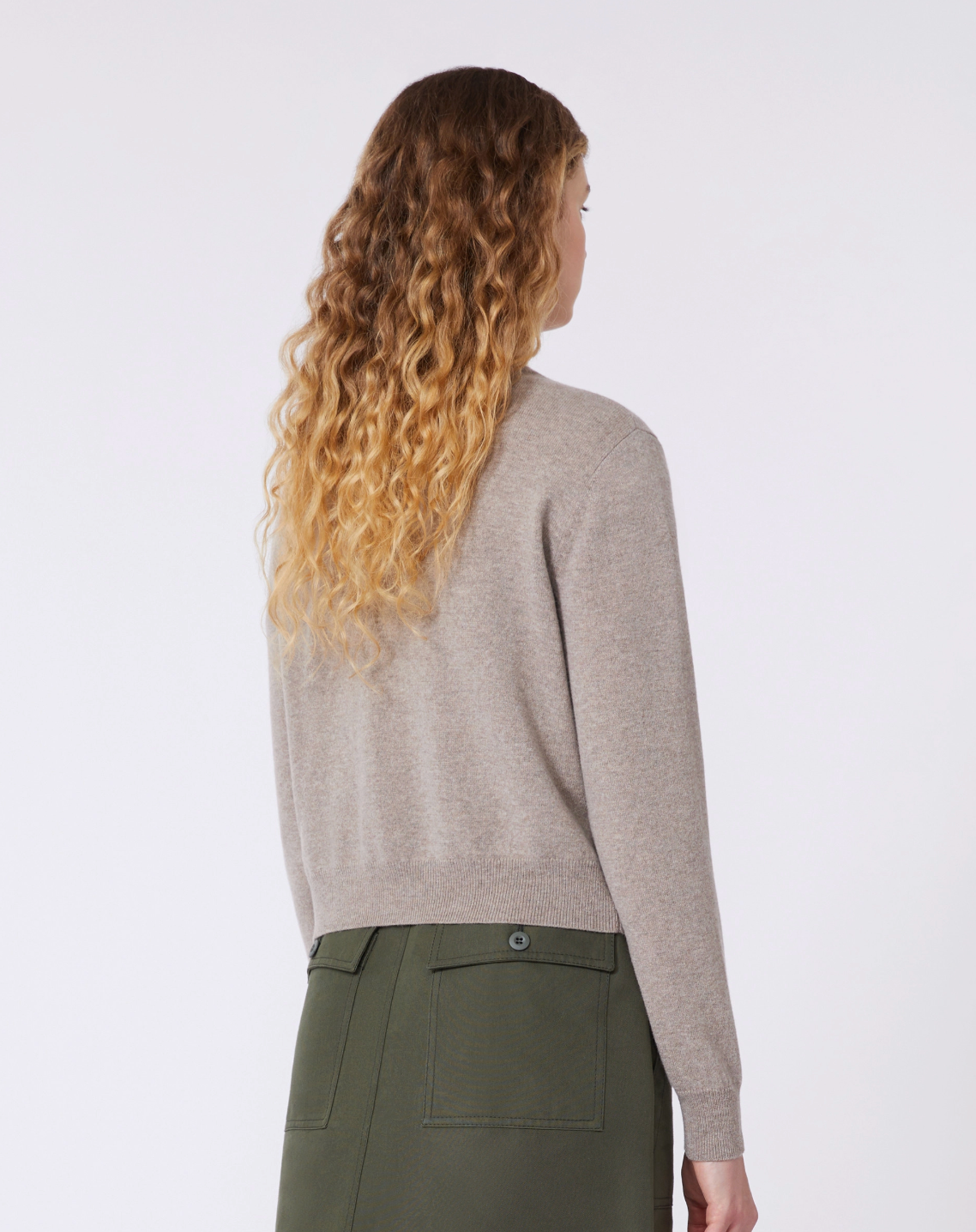 Weekend Maxmara Nebbia Cardigan in Turtledove