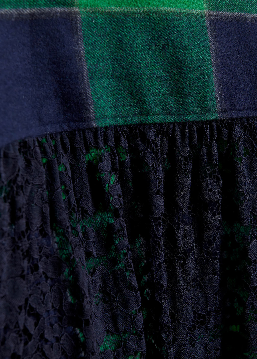 Essentiel Antwerp Joy Lace Back Shirt in Dark Night
