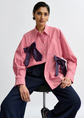 Essentiel Antwerp Jiwi Shirt in Orange Brulee