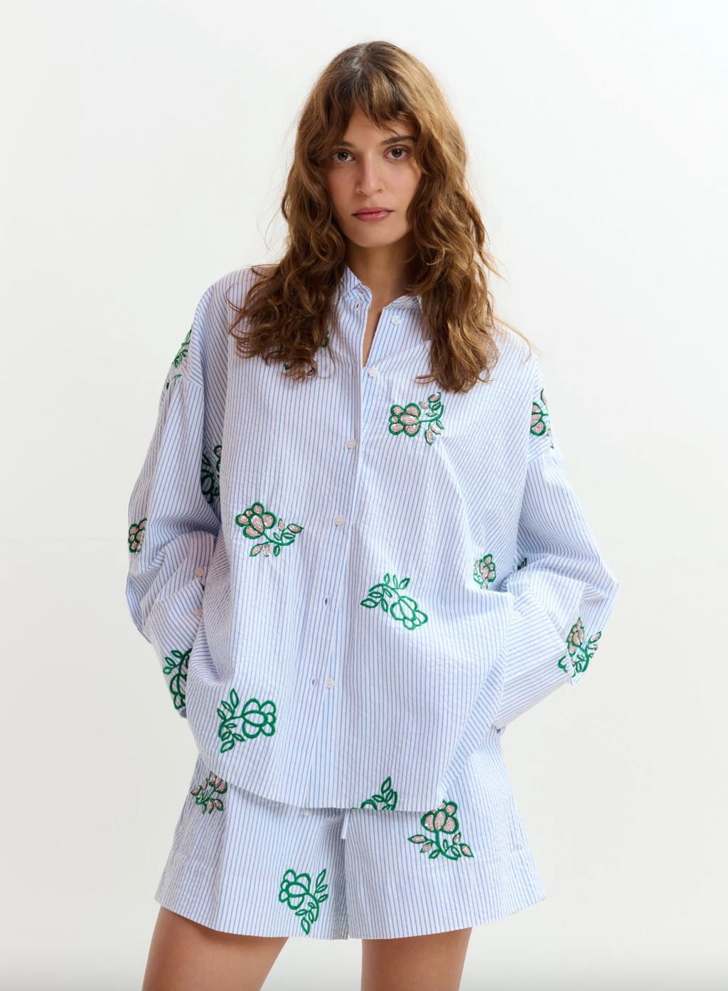 Essentiel Antwerp Jalinki Shirt in Off White