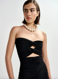 Essentiel Antwerp Jadine Big Balls Chain Charm in Off White