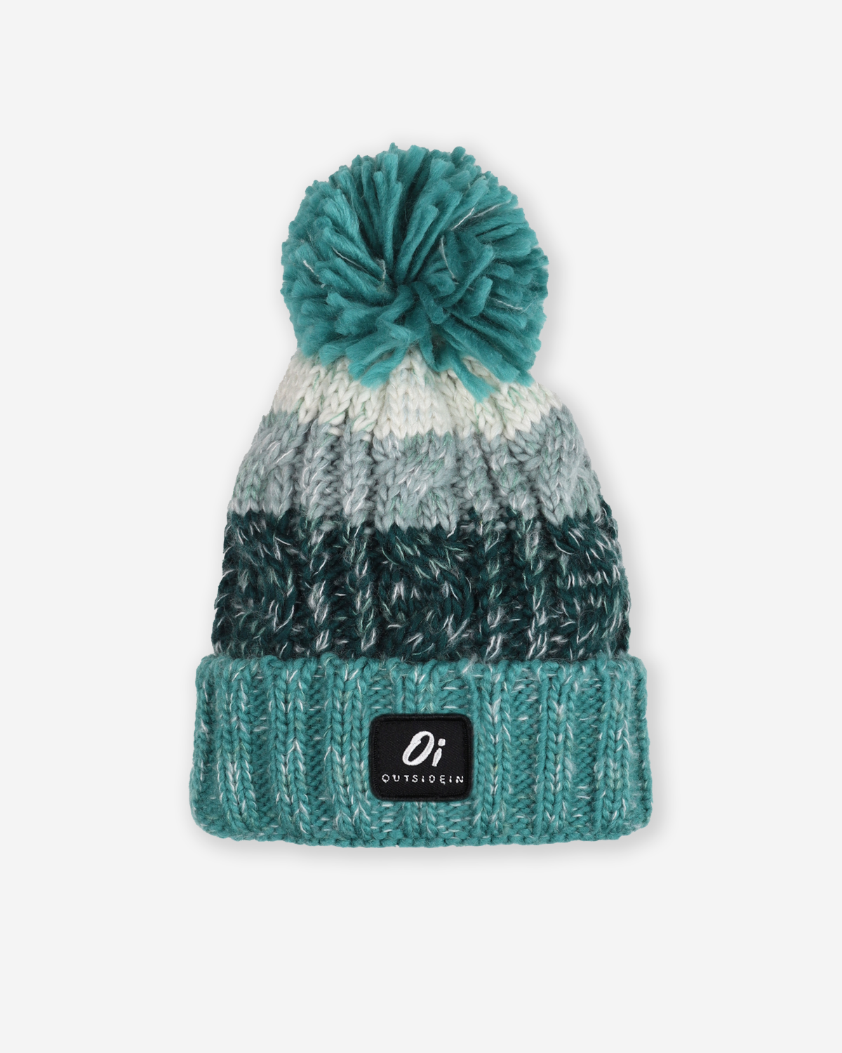 Outside In Pom Pom Hat | Sea Foam