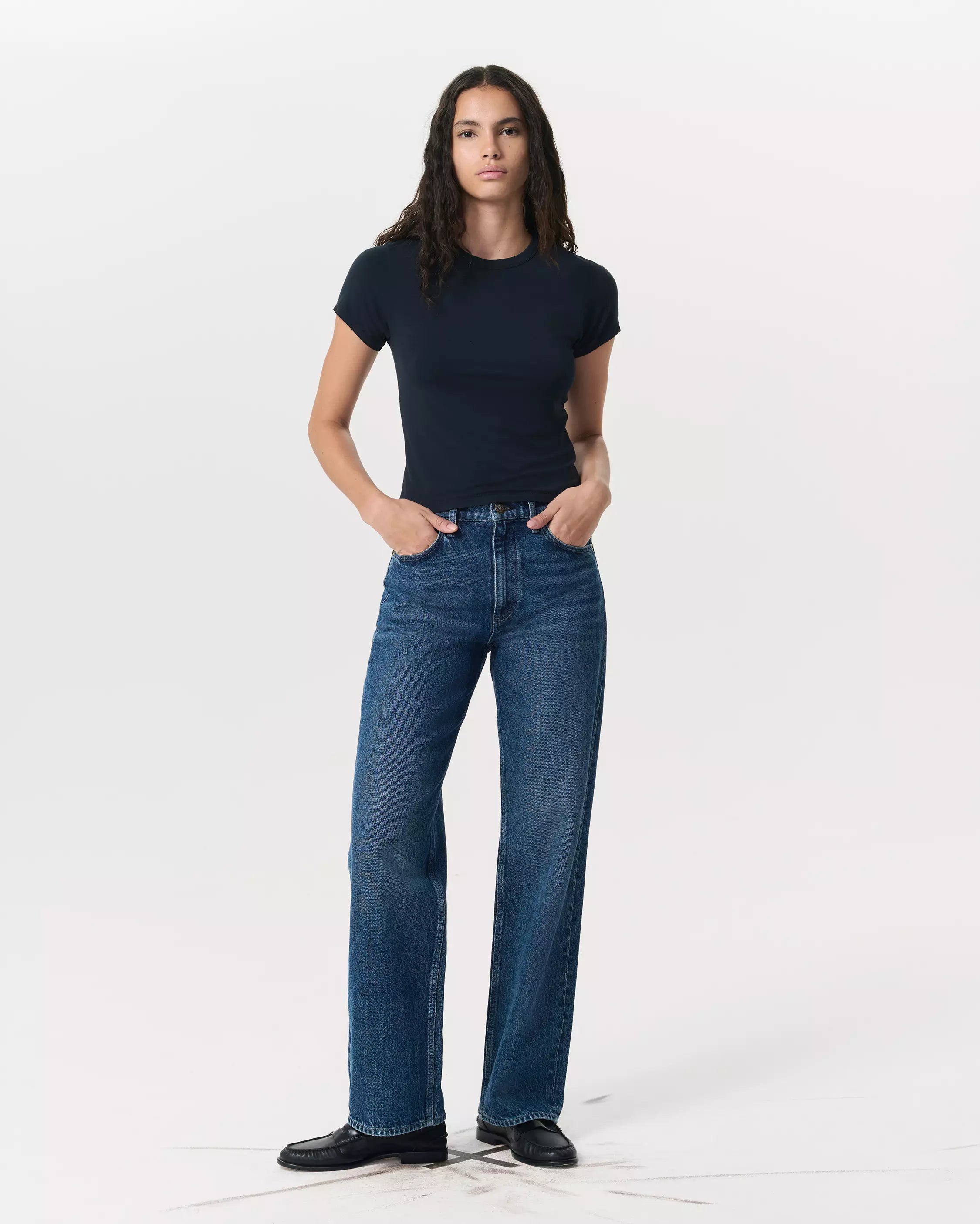 Rag & Bone Shea HR Relaxed Straight in Adeline