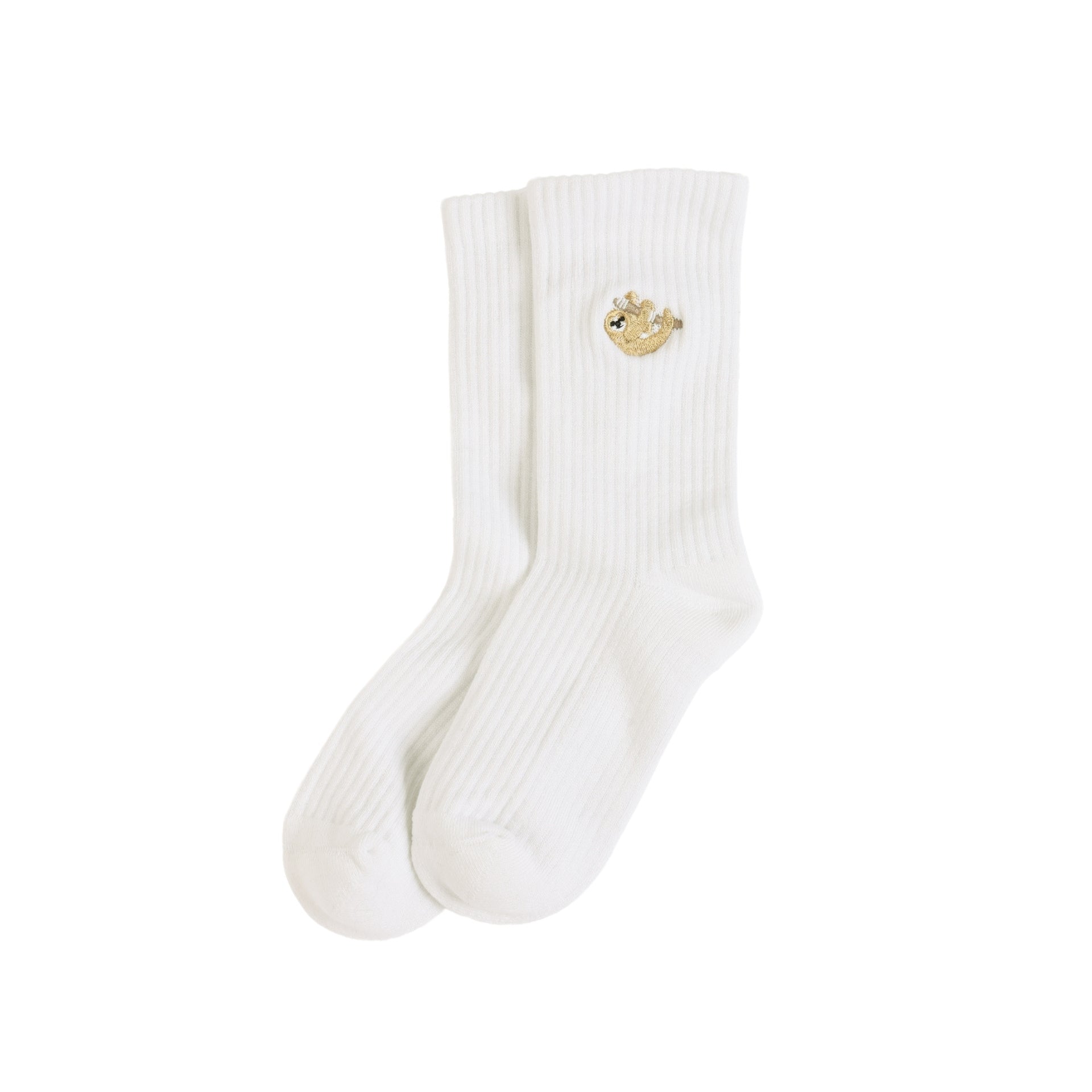 Bare Kind Save the Sloth Bamboo Ribbed Socks