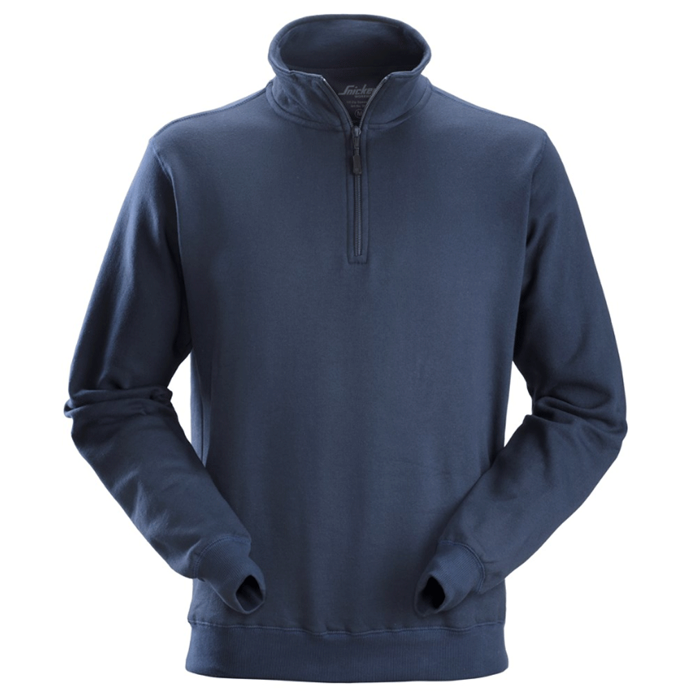 Snickers 2818 ½ Zip Work Sweatshirt Navy Blue XL