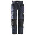 Snickers 3213 Craftsmen Holster Pocket Trousers, Rip-Stop Navy Blue Waist 38"- Leg 32"- Snickers Size: 54