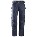 Snickers 3312 Craftsmen Trousers, DuraTwill Navy Blue, 36" Waist 32" Leg-Snickers 52