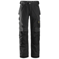 Snickers 3313 Craftsmen Trousers, Rip-Stop Black Waist 33"- Leg 35"- Snickers Size: 148