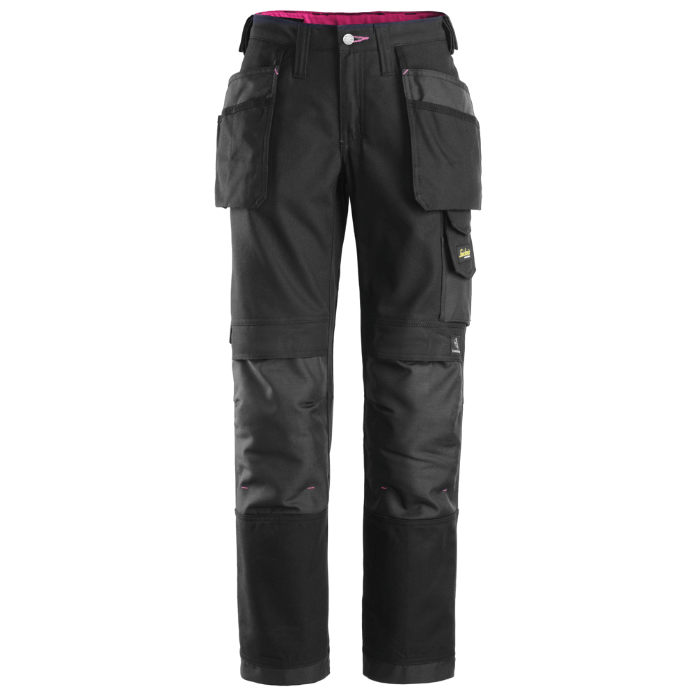 Snickers 3714 Womens Holster Pocket Trousers, Canvas+, Waist 33" Leg 33"-Snickers 88