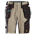 Snickers 6110 LiteWork, 37.5® Work Shorts Holster Pockets Khaki/Black, 31" Waist-Snickers 46