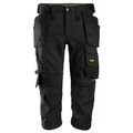 Snickers 6142 AllroundWork, Stretch Kneepad Holster Pockets Pirate Trousers Black 36" Waist - Snickers Size 104