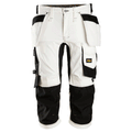 Snickers 6142 AllroundWork, Stretch Kneepad Holster Pockets Pirate Trousers White 36" Waist