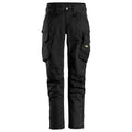 Snickers 6703  AllroundWork, Women’s Stretch Trousers without Knee Pockets Black / 31" Waist - 31" Leg