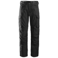 Snickers 6801 Service Trousers + Knee Pockets Black 31" Waist - 30" Leg - Snickers Size 92