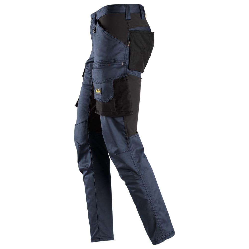 Snickers 6803 AllroundWork, Stretch Trousers without Knee Pockets Navy, 31" Waist 32" Leg-Snickers 46