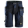 Snickers 6904 FlexiWork Holster Pocket Work Shorts Navy Blue / Black / Waist Size 36" / Snickers Size: 52