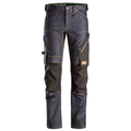 Snickers 6956 FlexiWork, Denim Knee Pad Work Trousers Denim/Black, 30" Waist 30" Leg-Snickers 88
