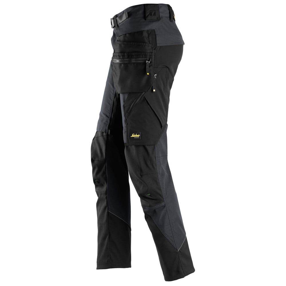 Snickers 6972 FlexiWork, Work Trousers+ Detachable Holster Pockets Steel Grey / 39" Waist - 30" Leg