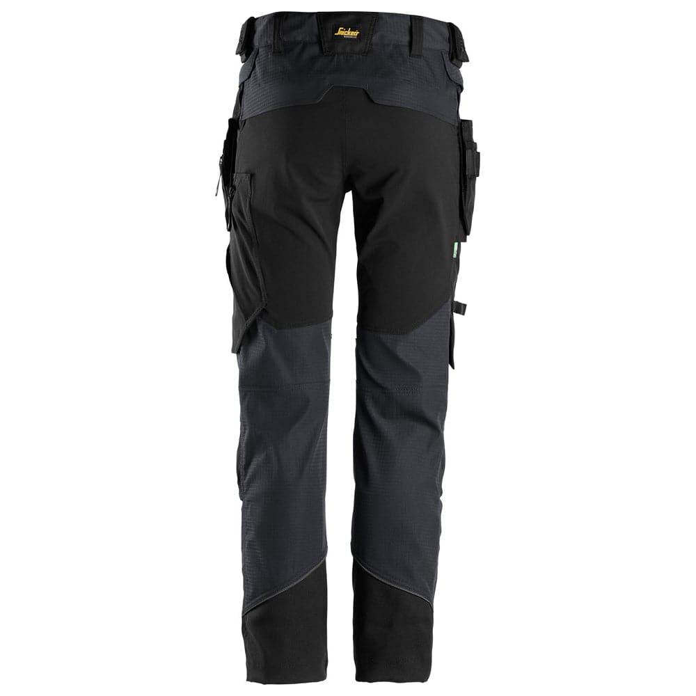 Snickers 6972 FlexiWork, Work Trousers+ Detachable Holster Pockets Steel Grey / 39" Waist - 30" Leg