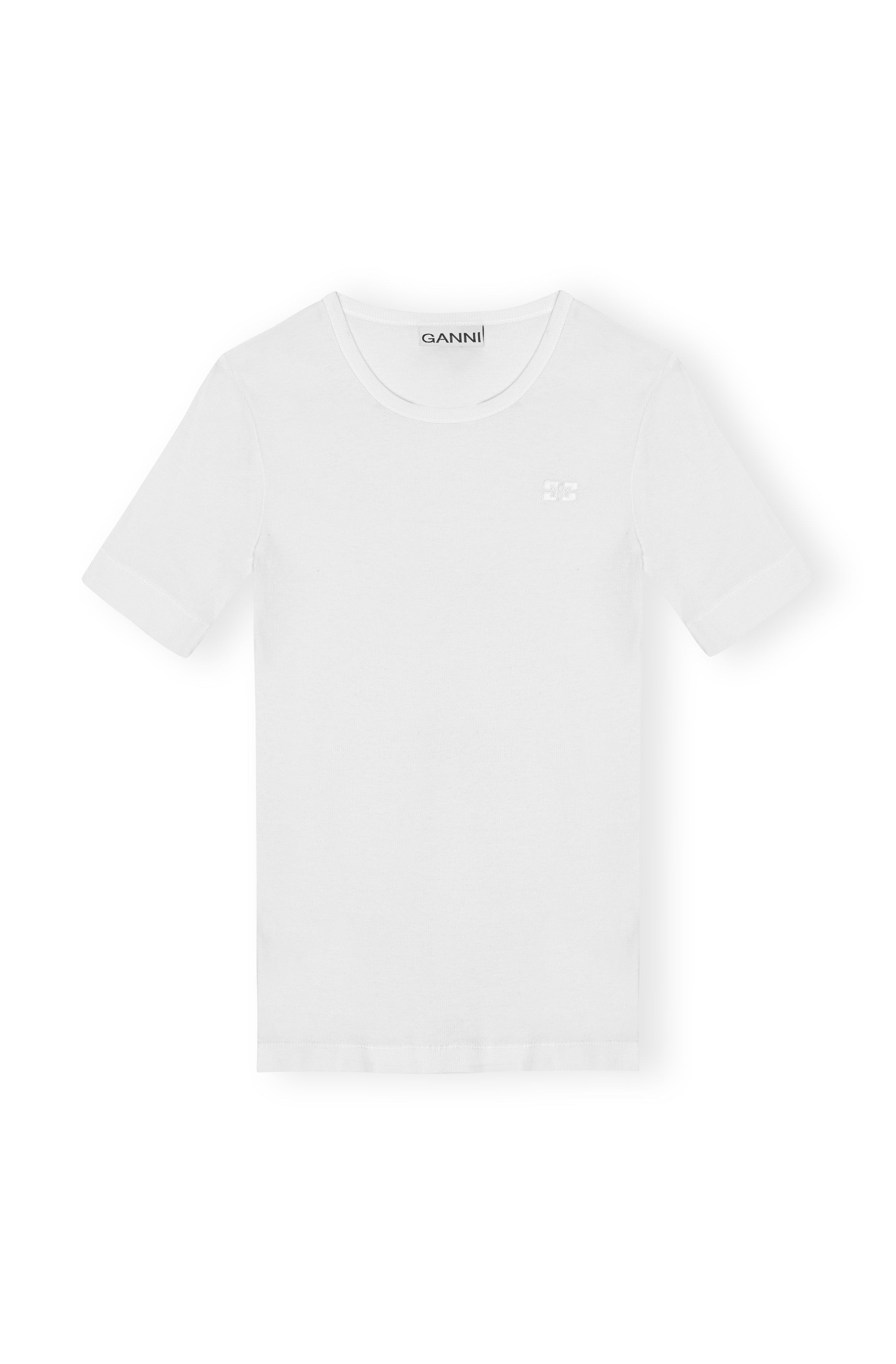 Soft Cotton Rib Short Sleeve T-Shirt