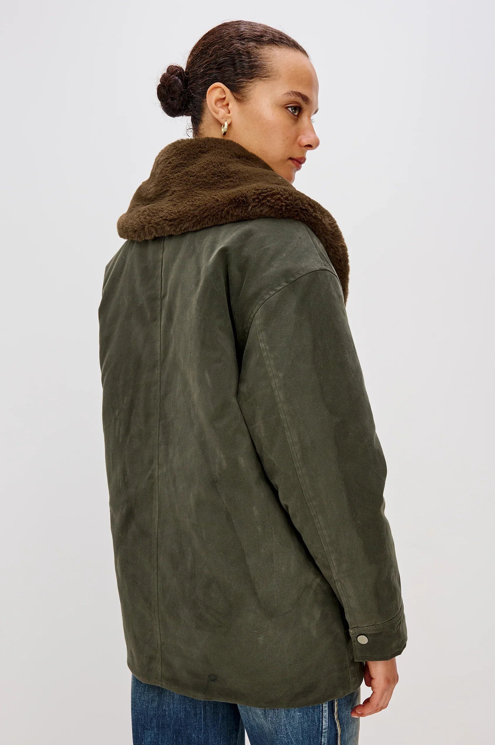 Rails Tessuto Jacket in Umber